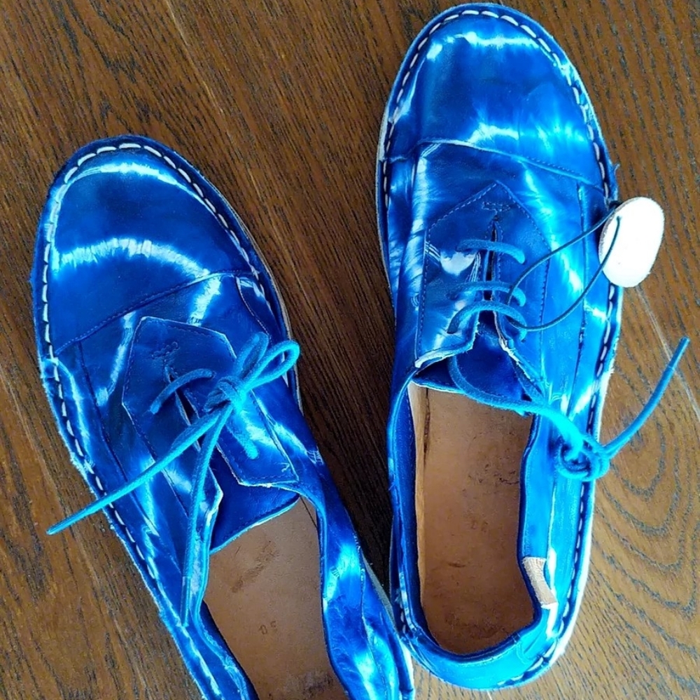NWOT CAMPER Lace Up Leather Shoes